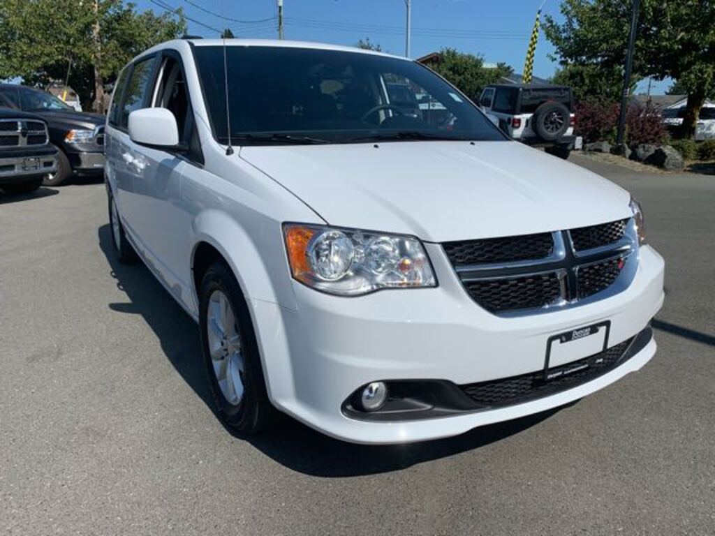 New 2019 Dodge Grand Caravan Sxt Premium Plus Minivanpassenger Van In Duncan 19gv7796 Harris 5418